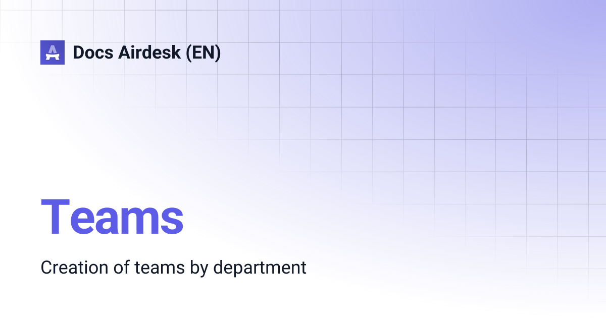Teams | Docs Airdesk (EN)
